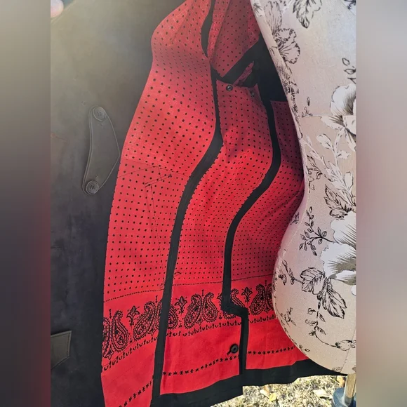 Coach, Stylish Black Belted Rain Coat, NWT, Size 4 - Picture 10 of 17